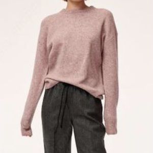 Aritzia | The Group Babaton baby pink sweater